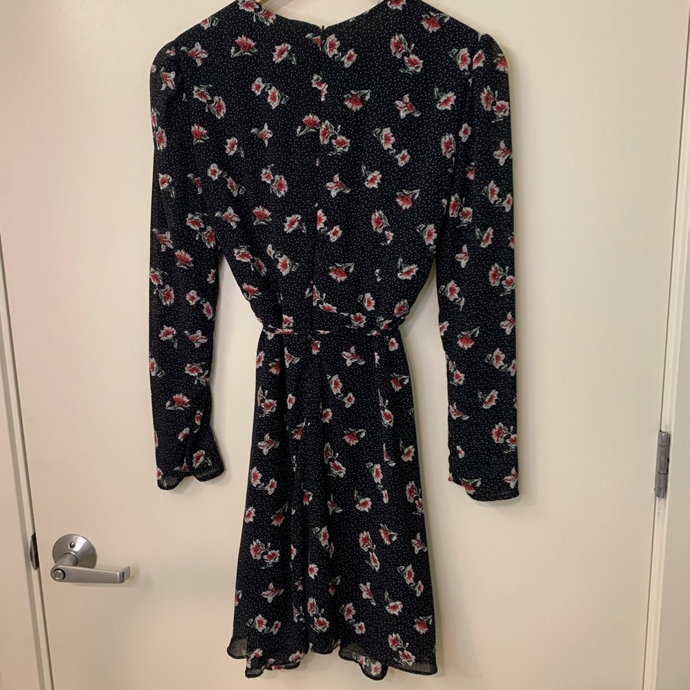Glamorous Wrap Tea Dress With Ruffle In Print - Picture 6 of 9